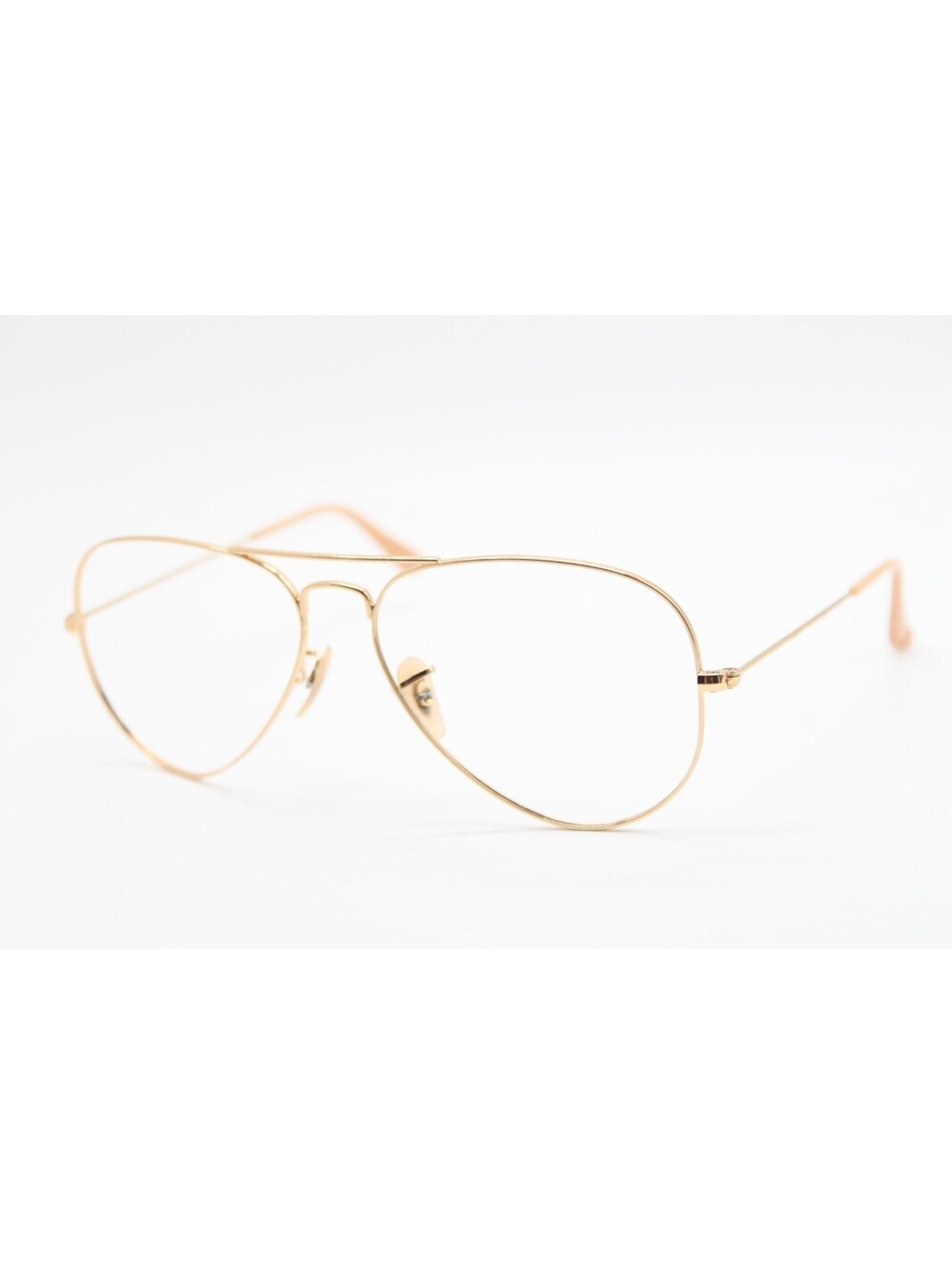 NEW RAY-BAN RB 3025 AVIATOR LARGE METAL 001/78 GOLD AUTHENTIC EYEGLASSES 58-14